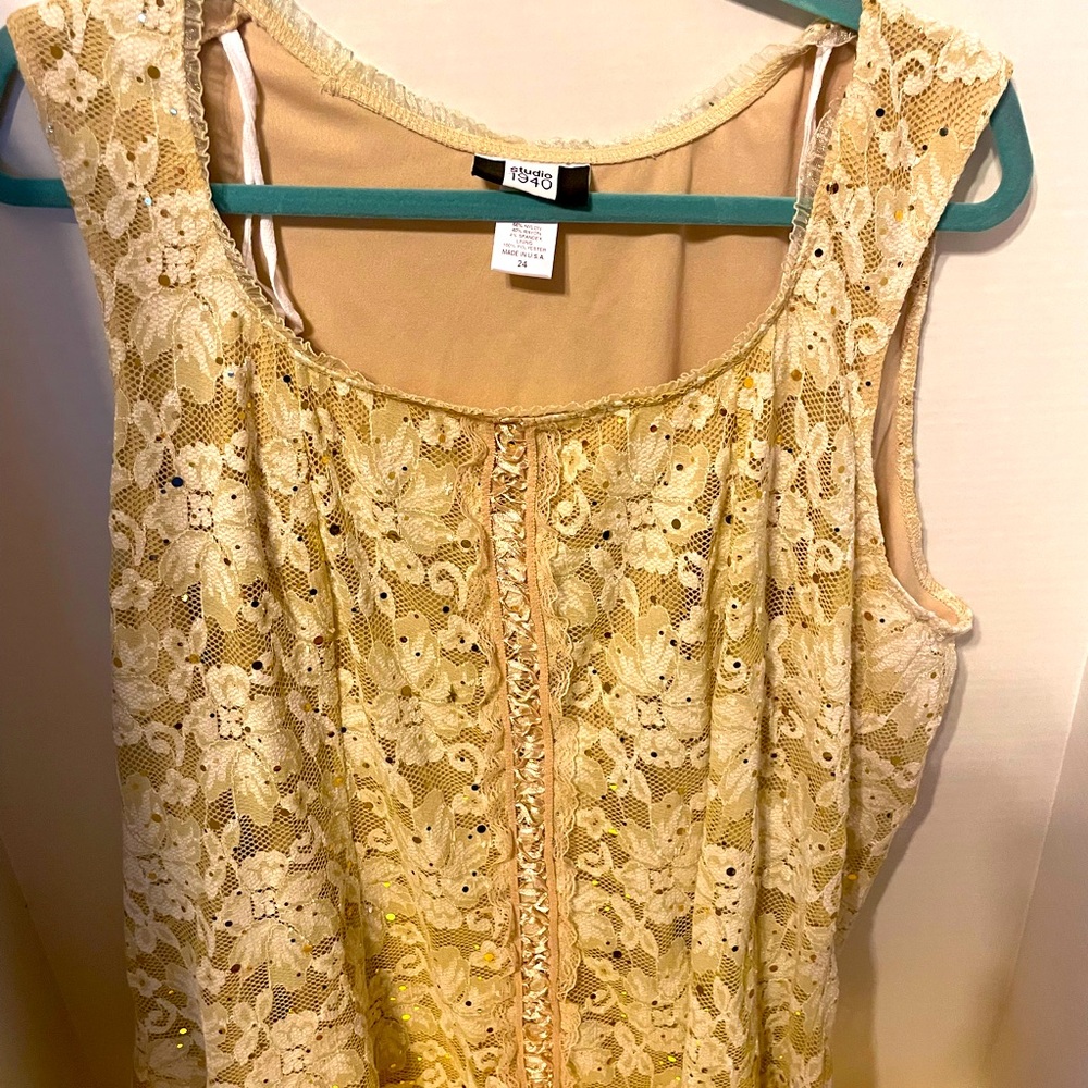 Studio Cream Lace Top